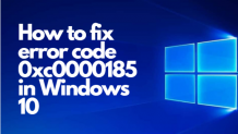 Error Code 0xc0000185 | HP Error Code 0xc0000185