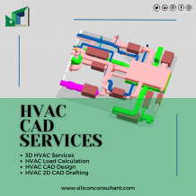 3D HVAC Services - HVAC CAD Design - HVAC Engineering Services - HVAC Load Calculation - HVAC Services