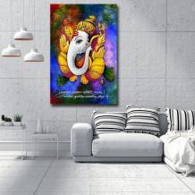 Beautiful Ganesha Canvas Wall Art Canvas Art Canvas Print | Etsy