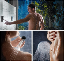 Home Bathroom Spa Space with Kohler Digital shower
