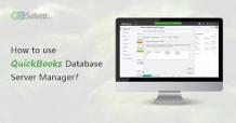 Update &amp; Install QuickBooks database server manager