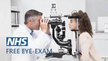 Who is entitled to a free eye test?