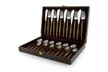 Elegante Milano Gold Cutlery Set