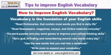 English vocabulary building exercises, tips to learn new words - English Mirror 