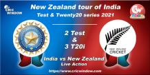 New Zealand on tour of India series 2021 - cricwindow.com 