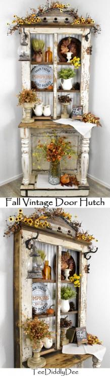 DIY Country Fall Décor Furniture