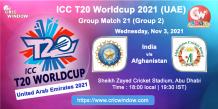 India vs Afghanistan ICC T20 worldcup match centre - cricwindow.com 