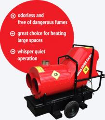 Commercial Space Heater Rental | Commercial Portable Heater Rental