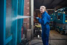 Industrial pressure washing in Langley is best handled by experts