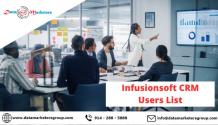 Infusionsoft CRM Users List | Data Marketers Group