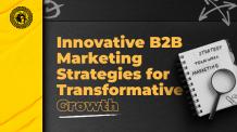 Innovative B2B Marketing Strategies for Transformative Growth