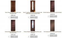 Buy online best design internal walnut doors