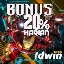 bonus harian 20% IDWIN