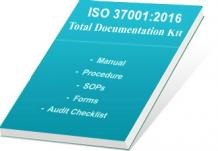  ISO 37001 Anti Bribery Management System Documents