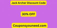 30% OFF Jack Archer Discount Code - January 2024 (*NEW*)