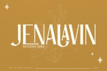 Jenalavin Font Free Download OTF TTF | DLFreeFont