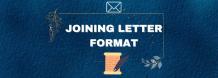 Joining Letter Format | The 2 Best Sample | DataTrained