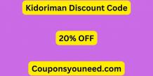 20% Off Kidoriman Discount Code - April 2024 (*NEW*)