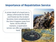 repatriation of deceased body Sydney