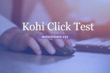 Kohi Click Test - Minecraft Auto Clicker Online