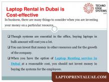 Laptop Rental - Dubai, UAE - Techno Edge System LLC