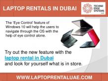 Laptop Rentals in Dubai for Testing Latest Tech