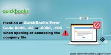 Fix QuickBooks Error 6000 82 or 6000 106 (Company File Issue)