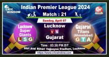 IPL Lucknow vs Gujarat live score and Report