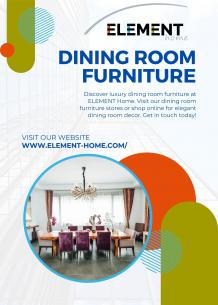 luxury dining room furniture at ELEMENT Home