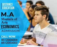 MA Economics Distance Education Admission 2022 Masters in Economics