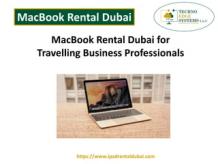 MacBook Rental Dubai for Travelling Business Professionals