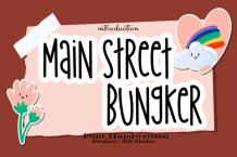 Main Street Bungker Font Free Download OTF TTF | DLFreeFont