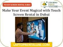 Make Your Event Magical with Touch Screen Rental in Dubai