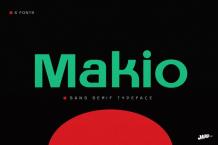 Makio Font Free Download OTF TTF | DLFreeFont