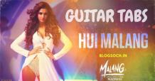 Malang Song Guitar Tabs | From Movie Malang | Blogsoch