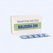 Malegra 200 Mg (Sildenafil Citrate) Tablets Online at Best Price | Cute Pharma