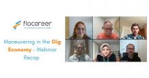 Maneuvering in the Gig Economy Webinar Recap | FloCareer Live Interview Platform