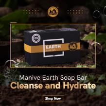 Clean Your Body with Manive Earth Deep Clean Soap Bar for Men