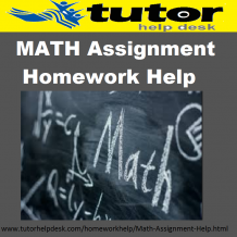 Tutorhelpdesk Offers Math Assignment Help