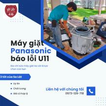 Máy giặt Panasonic báo lỗi U11: Hướng dẫn xử lý tại nhà