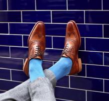 Oxford brogue shoes