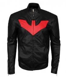Logo Batman Beyond Leather Jacket - US Leather Mart