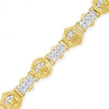 Men’s gold bracelet - Exotic Diamonds