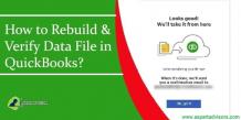 Verify and Rebuild Data in QuickBooks Desktop (Easy Steps)