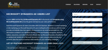 Microsoft Dynamics AX Users List