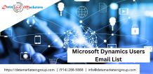 Microsoft Dynamics Users Email Database | Data Marketers Group