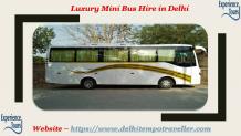 minibus rental delhi
