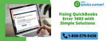 Get the Most Effective Solutions for the QuickBooks Error 1603  