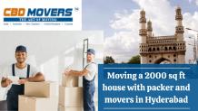 Guide to move a 2000 sq ft House With Packer And Movers in Hyderabad