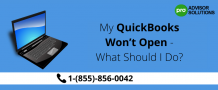 My QuickBooks Won’t Open - What Should I Do?